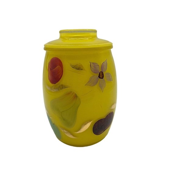 bartlett collins Kitchen Vintage Bartlett Collins Yellow Glass